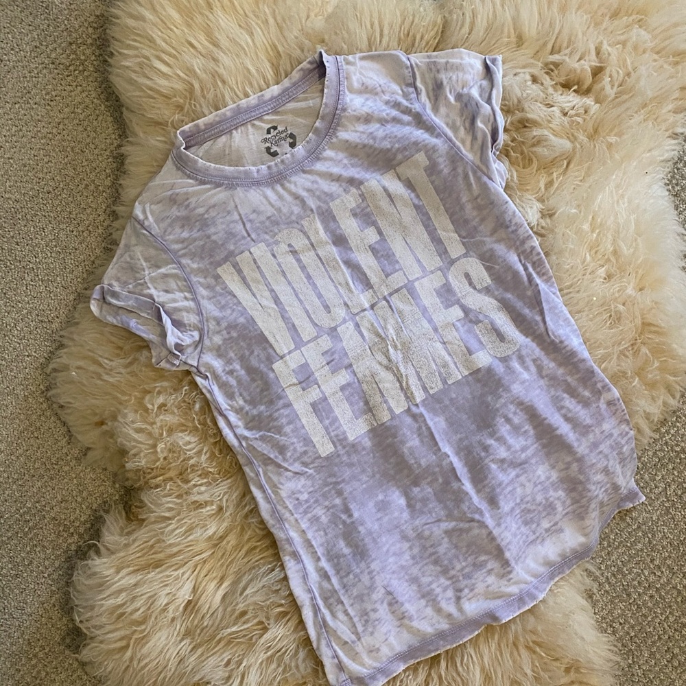 NWOT Burn out violent femmes T-shirt